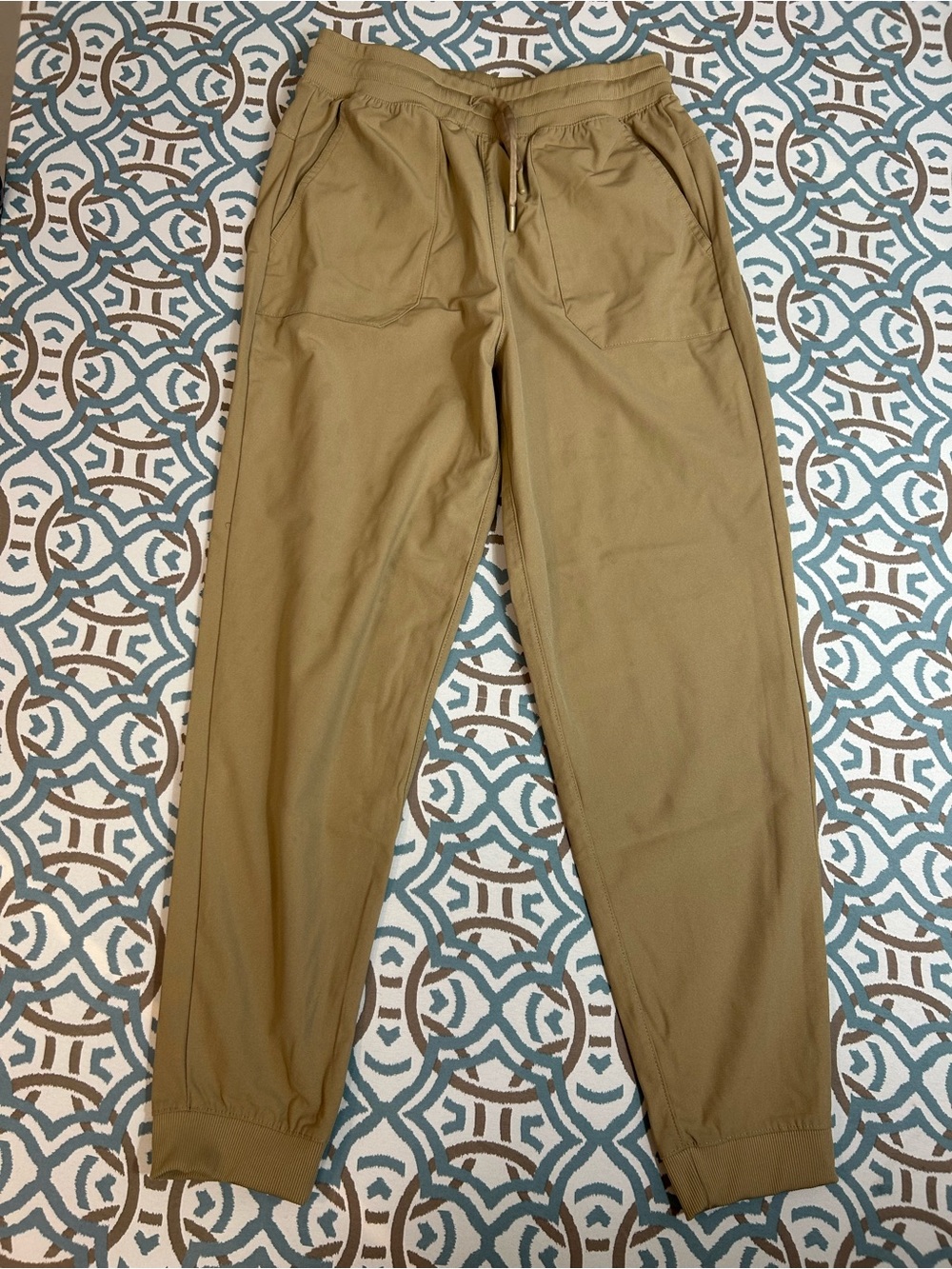 Boys jogger Tan Drawstring Jogger Pants
